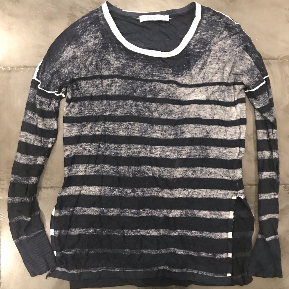 Kokomo navy blue & white sweater